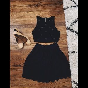 Jodi Kristopher • Two Piece Navy & Gold Set